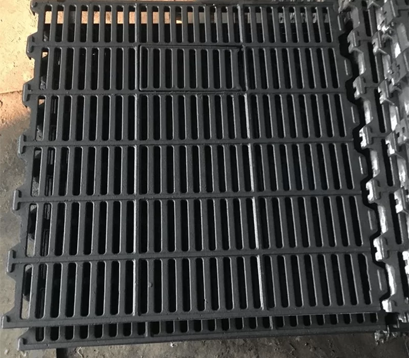Cast iron floor