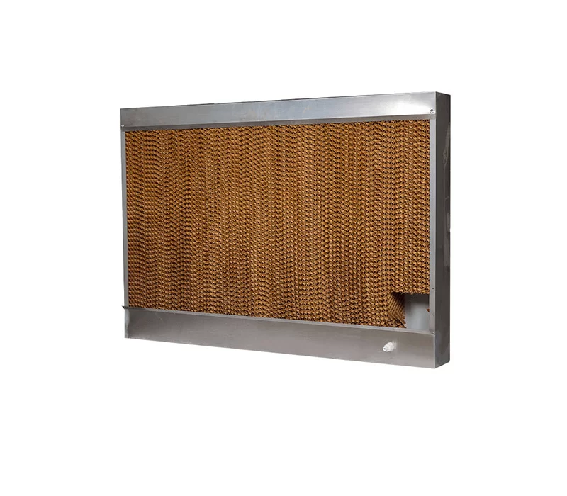 Farm ventilation evaporative cooling pad